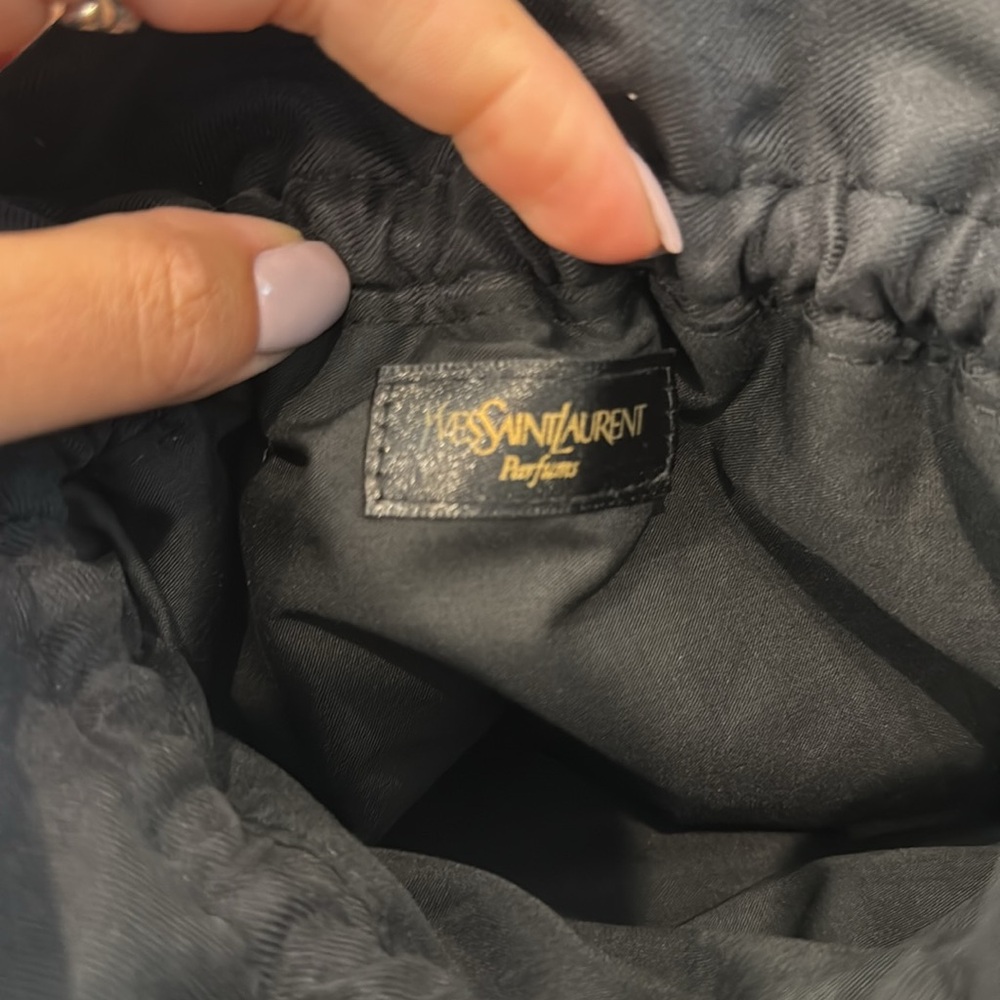YSL retro vintage drawstring bag coin purse from perfume collections - Picture 4 of 5